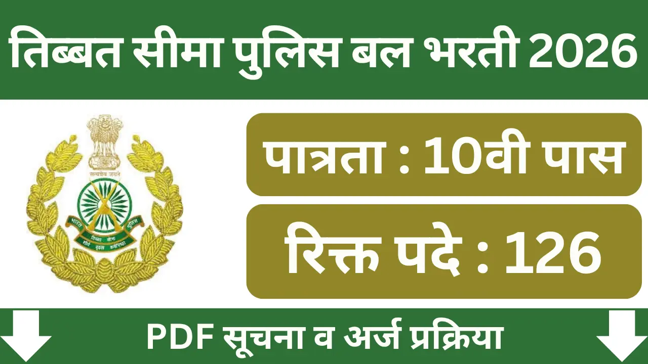ITBP GD Constable Bharti 2026
